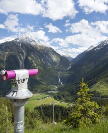 Gerlos Alpine Road, view of Krimml and the waterfalls | © gerlosstrasse.at/Reifmueller
